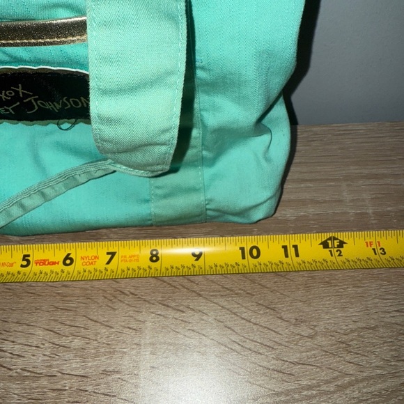 Betsey Johnson Mint Green and Leopard Tote Bag - Picture 5 of 5